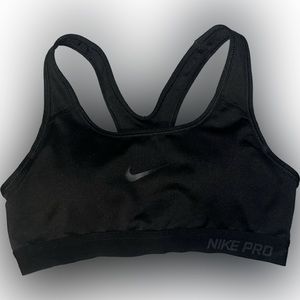 NIKE PRO Black dri-fit sports bra GREAT CONDITION!